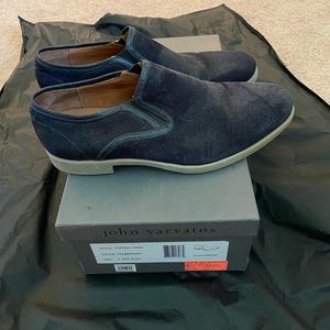 John Varvatos suede shoe